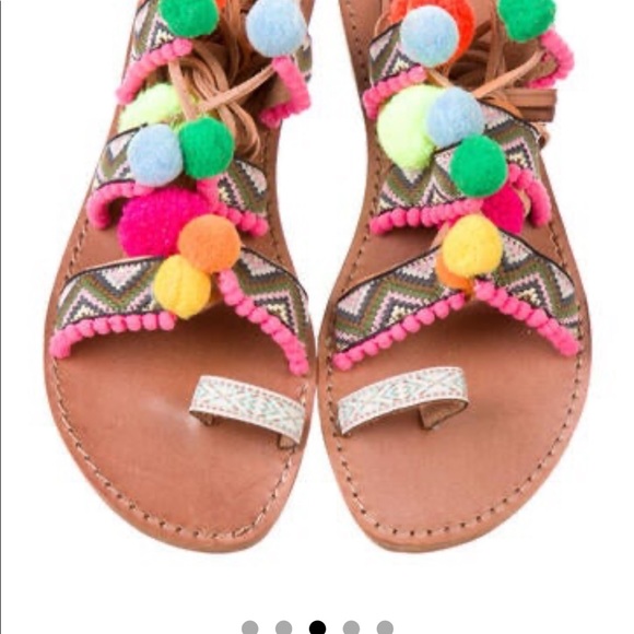 Gia couture patterned gladiator sandals - Picture 2 of 2